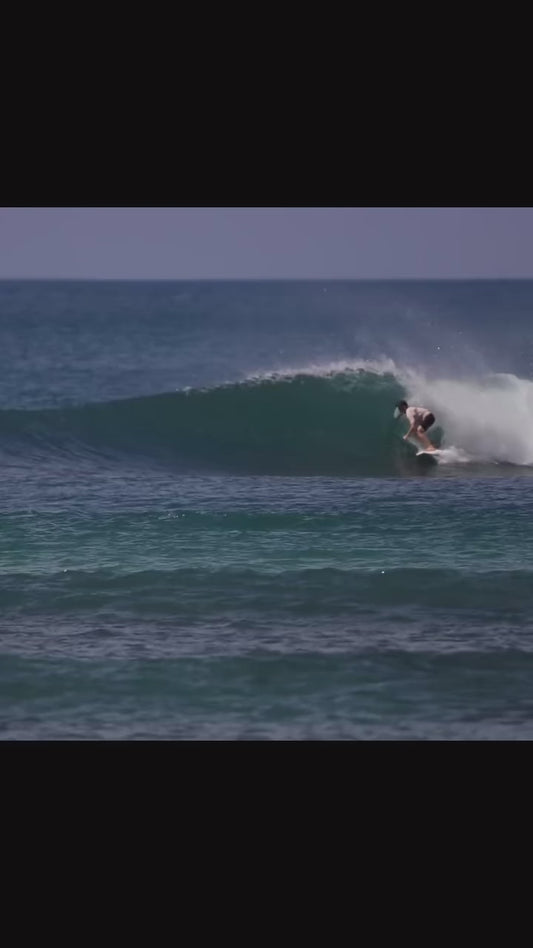 Video of matthew surfing the performance twin in Indonesia.